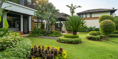 garden view with flowers and gazebo surrounded by greenery showcasing vibrant blooms and a peaceful landscape suitable for relaxation in nature 9 flowers 9 garden 9 beauty 9 tranquility